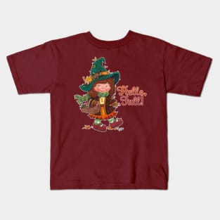 Witch Hazelnut "Hello, Fall!" WO Kids T-Shirt